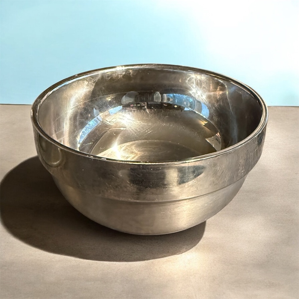 Justice Shaving Company Shave Bowl - Dual Layer Stainless Steel Soap Dish